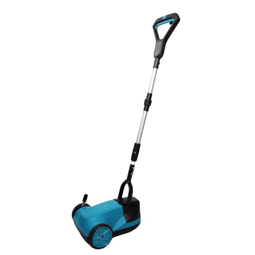 Tondeuse à gazon sans fil pour batterie Makita 18V, tondeuse à gazon manuelle sans fil avec moteur sans balai, 3 hauteurs de coupe réglables, largeur de coupe de 21 cm, pour surfaces jusqu'à 50 m²
