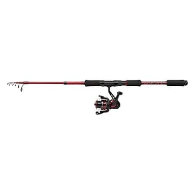 Mitchell Tanager Red, Combo Ensemble Canne a Peche et Moulinet pour la pêche des carnassiers, pêche carnassier et Canne a Peche Truite 2,10 m, 5-21 g
