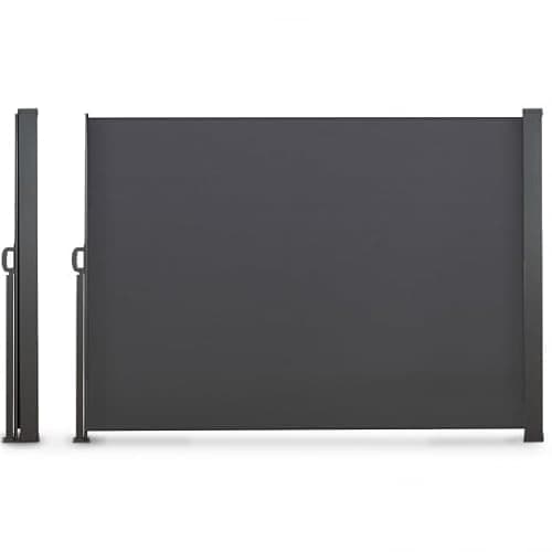 Probache - Paravent extérieur rétractable 160 x 300 CM Gris Anthracite Store latéral