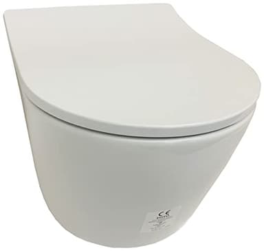 TOTO RP WC mural Tornado Flush sans rebord CW552Y + siège de WC RP TC513Q