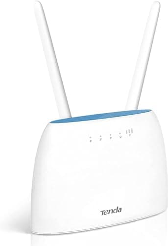 Tenda Routeur 4G09 AC1200 Bi-Bande 4G + Mobile Routeur avec Carte SIM pour Tout Opérateur, Cat6 300Mbps, Connectivité Jusqu'au 64 Appareils, Antennes Amovibles