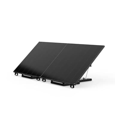 500W - Kit Panneaux Solaire Complet Plug and Play - Sol ou Mur - À Brancher sur Une Prise Domestique - Cable 5m - Prise et app Incluse - Esthétique Noir intégral - Compatible Mono et triphasé
