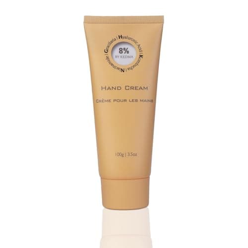8% - Crème Mains Hydratante et Réparatrice à l'Acide Hyaluronique - Kombucha et Niacinamide - Tous types de peau - Sans parabènes, sulfates - 100g