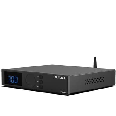 S.M.S.L A300 Amplificateur de Puissance HiFi, Amplificateur intégré de Classe D Effets sonores SDB Récepteur Audio Haute résolution, RCA, Bluetooth 5.0, Entrée USB, 165 W x 2 THD+N 0,004%