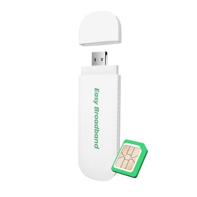 Clé USB EIOTCLUB 4G LTE avec Wi-FI 6 – Point d'accès Mobile pour Ordinateur Portable/PC/Tablette/téléphone, clé Internet Plug & Play avec Carte SIM Gratuite, Modem Wi-FI de Voyage