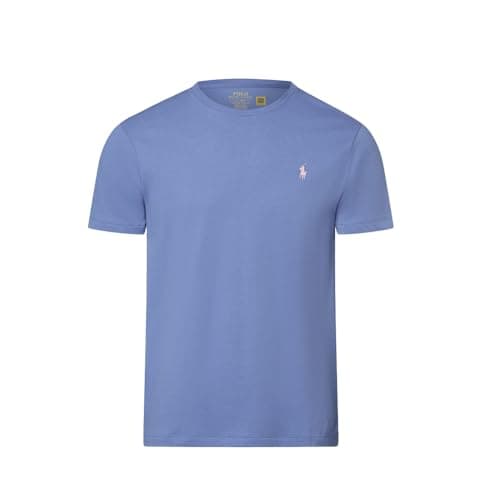Ralph Lauren T-shirt en tricot Custom Slim Fit, bleu, M