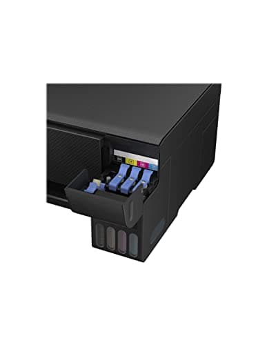 Epson Imprimante EcoTank ET-2811 avec réservoirs d'encre, Multifonction 3-en-1: Imprimante / Scanner / Copieur, A4, Jet d'encre couleur, Wifi Direct, Faible coût par page, Kit d'encre inclus, Compact