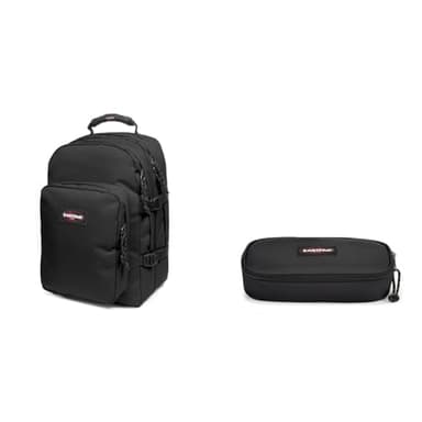 EASTPAK PROVIDER Sac à Dos, 27 L - Black (Noir) & Oval Single Trousse, 27 L - Black (Noir)