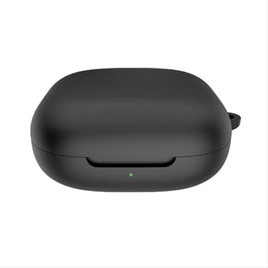 GIOPUEY Étuis Compatible avec Shokz OpenFit Air, Coque Silicone, Poids léger, Antichoc, Portable - Noir