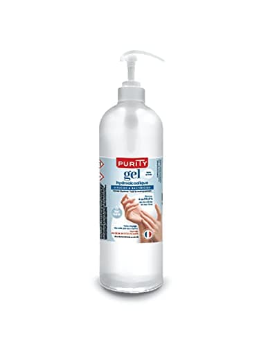 Flacon pompe de 1 litre - Gel Hydroalcoolique Purity 703 - Sans parfum