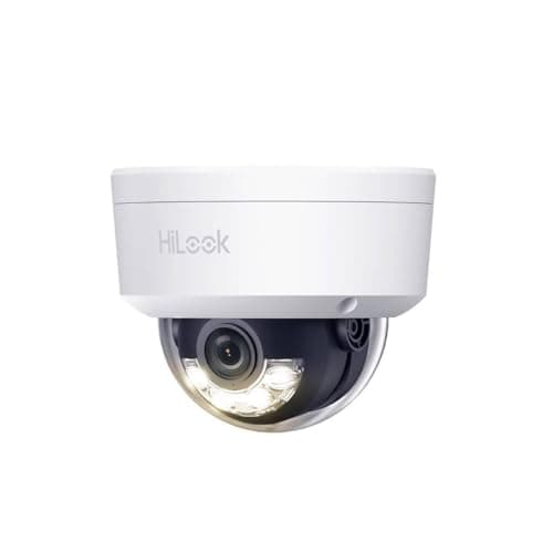 HiLook by HIKVISION Caméra de Surveillance extérieure résolution 4K/8MP, Connexion LAN/PoE, sans WLAN, avec IA, détection de Mouvement, Vision Nocturne, Emplacement Carte SD, Usage extérieur