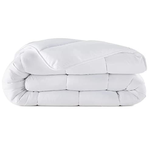 SOHYGGE – Couette 260x240 Tempérée pour lit 2 Personnes - 100% Microfibre – Edredon Couverture Chaude 100% Microfibre 300 GSM – 4 Saisons et Hiver 240 x 260 cm Anti-acariens