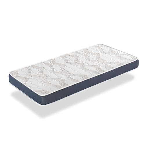 DORMISSIMO Matelas bébé Baby Bleu 60x120 épaisseur 11 CM Noyau perforé et Respirante