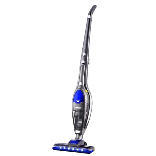 Akitas U10 Aspirateur Balai sans Fil 3en1 à Main et Vertical Léger 22,2 V 150 W Batterie Lithium Rechargeable pour Sol, Tapis, Poils d'animaux (U10)