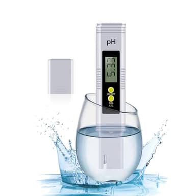 testeur ph Testeur ph piscine Plage de test 0-14 PH, PH-mètre numérique pour l'eau, adapté aux aquariums, à l'hydroponie, aux piscines, aux tests de qualité de l'eau potable, etc.