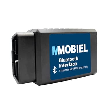 MMOBIEL Bluetooth OBDII Wireless Scanner - Compatible avec iPhone, iOS, iPad et Android - OBD II Car Code Reader - Scanner Diagnostic Tool - Check Engine Codes with Upgraded V2.1 Features