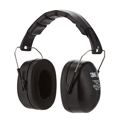 3M Casque Antibruit Pliable 90563E, protection auditive confortable recommandée pour des niveaux de bruit compris entre 94 et 105 dB, noir, 1 pièce
