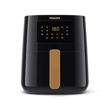 Philips Air Fryer Série 5000 4.1L, Air Fryer Multifonctions 13-en-1, Connexion Wifi, Technologie Rapid Air, jusqu'à 90% de matières grasses en moins, App HomeID (HD9255/80)