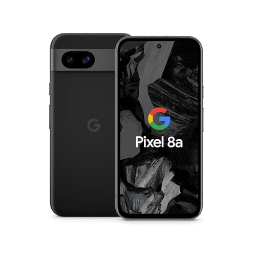 Google Pixel 8a – Smartphone Android débloqué avec Module Photo Pixel avancé, Une journée complète d'autonomie et Une sécurité Robuste – Noir Volcanique, 128GB