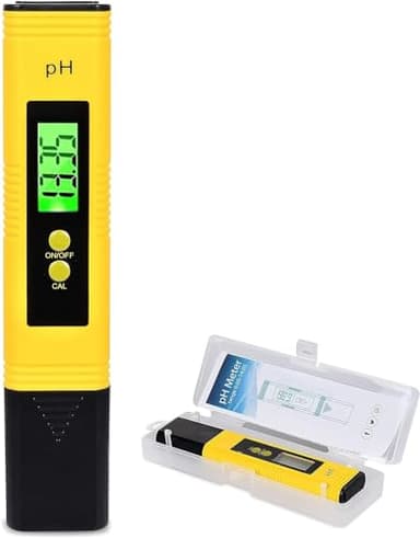 Forhome PH Mètre Numérique,Testeur d'eau numérique PH,pH-mètre avec Écran LCD,Plage de Mesure de PH 0,00-14,00 pour l'eau Potable, testeur d'eau pour Eau, vin, spas et Aquariums