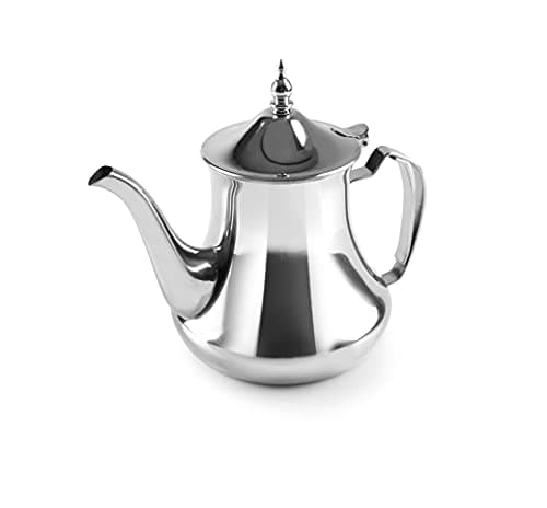 Ibili - Théière Arabe Mahdia, 1 Litre, Acier Inoxydable