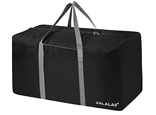 Sac de Voyage Pliable,96L Grand Léger Sac de Bagages pour Hommes Femmes (Noir)