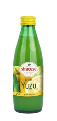 Siracuse Jus de Citron 120 x 5ml/Boite, 500ml/Bouteille, 5L/Bidon et Jus de Yuzu 250ml/Bouteille - Lot 1, 2 et 3 Unités - Livraison Gratuite France (1, Yuzu 250ml)