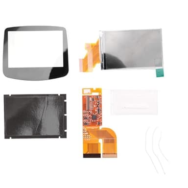 Doumneou Écran LCD IPS de rechange avec câble - Kit de réparation pour console de GameBoy Advance