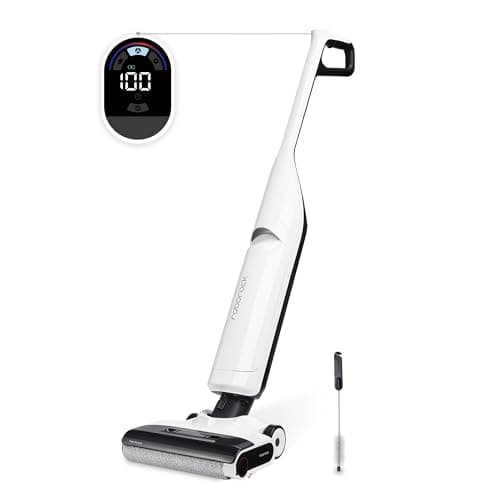 roborock Flexi Lite Humides & Sèches Aspirateur Balai sans Fil 17,000Pa, FlatReach™ pour Un Nettoyage en Profondeur, Nettoyage des Bords, Autonettoyant & Séchage Automatique, Conception légère