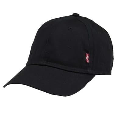 Levi's Homme Classic Twill Red Tab casquette de Baseball, Schwarz (Black), Taille unique EU