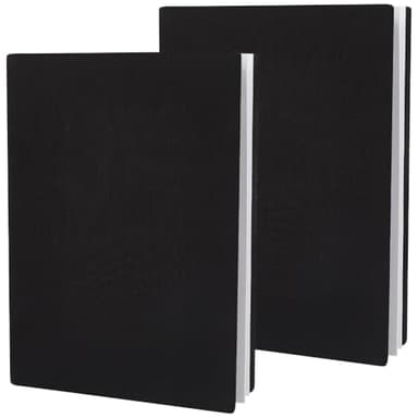 craspire 2Pcs couvertures élastiques de Livre Noir Protecteur de Couverture de Livre 7 x 13 Pouces Tissu Extensible Jusqu’à 7 x 9 Pouces Enveloppement de carnet Douille Rectangle réutilisable