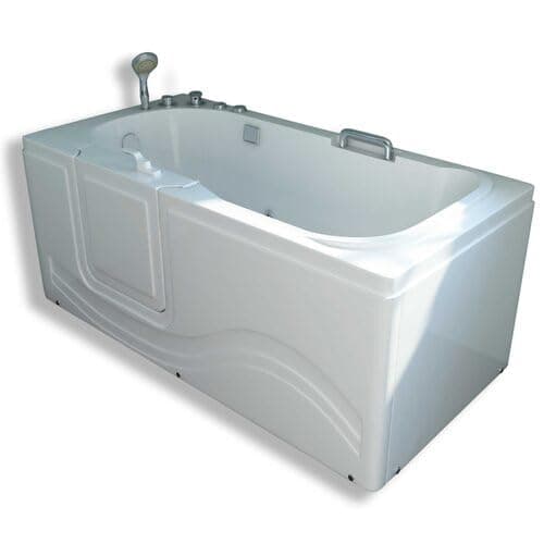 Baignoire balneo avec porte à gauche 153 x 76 cm - dolly