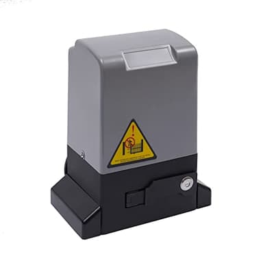 2000kg Moteur Électrique pour Portail Coulissant Haute Qualité Porte de Garage Porte Coulissante avec 2 Télécommandes + 6 m Crémaillère (750 W)