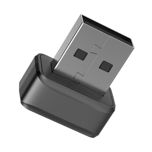 Fiorky Lecteur de clé d'empreinte Digitale USB Scanner biométrique d'empreintes digitales Ant-Spoofing Windows Hello FIDO U2F Mini clé de sécurité biométrique Dongle Touche 360° Clé de