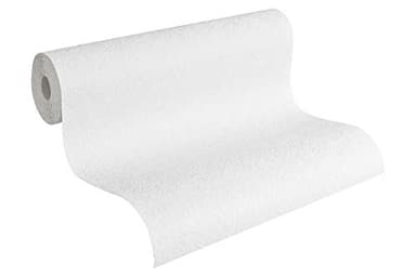 A.S. Création stuktu rpro fil peint Simply White 15,00 m x 0,53 m Blanc fabriqué en Allemagne 272812 2728–12