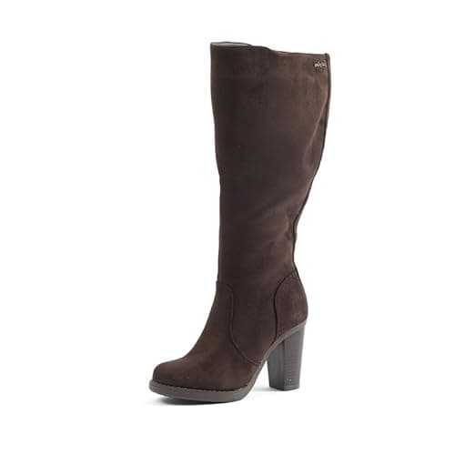 GABYLOU Bottes mollets larges XL - Modele Kamilla. DK Brown MF. 40