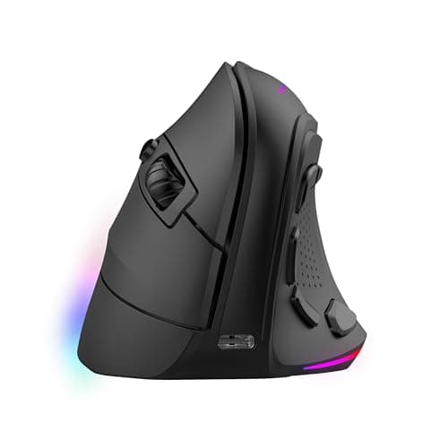 Mars Gaming MM-SK Ratón Gaming Inalámbrico Vertical Ergonómico RGB Chroma 8400DPI Tri-Mode Negro