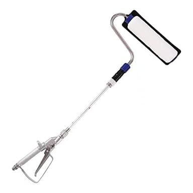 Airless Pistolet Peinture Haute Pression +Brosse Murale Auto-amorçante Peinture Rouleau+30 CM Tige Extension pour Pulvérisateur Airless Buse Rallonge Pistolet Peinture