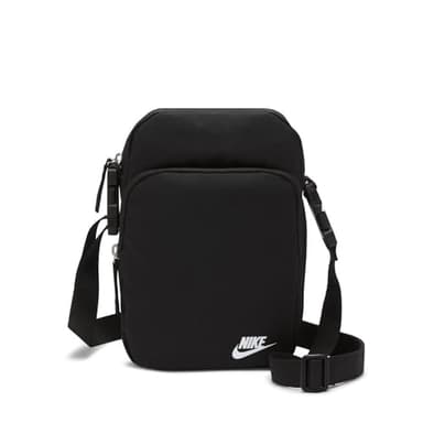 Nike DB0456-010 NK HERITAGE CROSSBODY Sports backpack Unisex Adult BLACK/BLACK/WHITE Taille 1SIZE