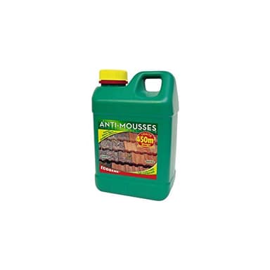 ECOGENE-AB7 INDUSTRIES Anti-Mousse Concentré 45g/l pour 450 m² 2L WEED_MOSS_CONTROL_AGENT ÉCOGÈNE