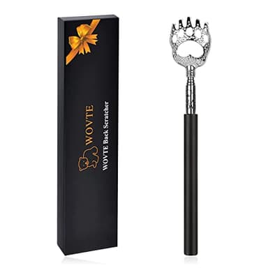 Wovte Gratte-dos télescopique en forme de patte d'ours idee cadeau homme cadeau femme cadeau noel