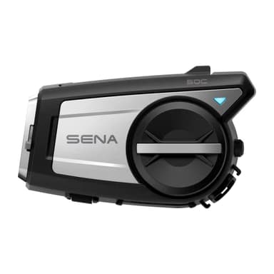 Sena 50C - Appareil de Communication Bluetooth et Caméra 4K, Sound by Harman Kardon, Intercom Mesh Intégré, Haut-parleurs et Microphone Premium