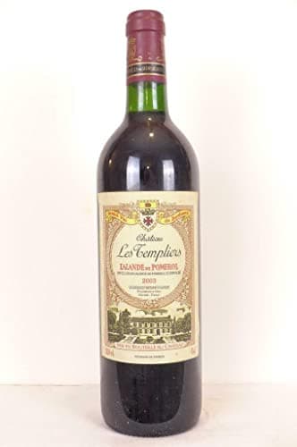 lalande de pomerol château les templiers rouge 2003 - bordeaux