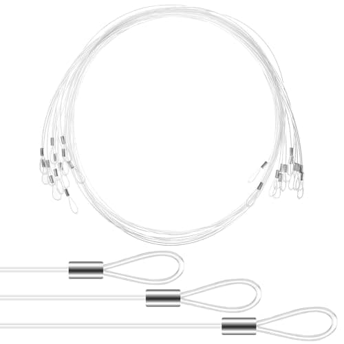 Operitacx Corde en Nylon pour Suspendre Des Tableaux 12 Pièces 1 5 M Robuste Et Résistante pour Toiles Et Cadres