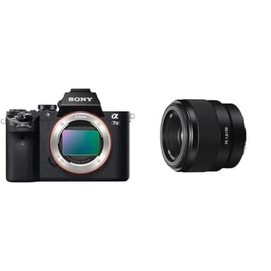 Sony Alpha 7 II Appareil Photo Numérique Hybride Boitier Nu, Capteur Plein Format 35 mm, 24,3 Mpix, Stabilisation 5 Axes & SEL 50-F18F Objectif 50 mm Ouverture F1.8 pour Monture E Sony