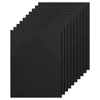 TAIANJI Lot de 10 panneaux de mousse EVA Foam 6mm Polystyrene Foam Core Sheets Black foam sheet Black Foam Sheets Craft Foam Squares A4 Black Foam Boards for DIY Projects Adornment