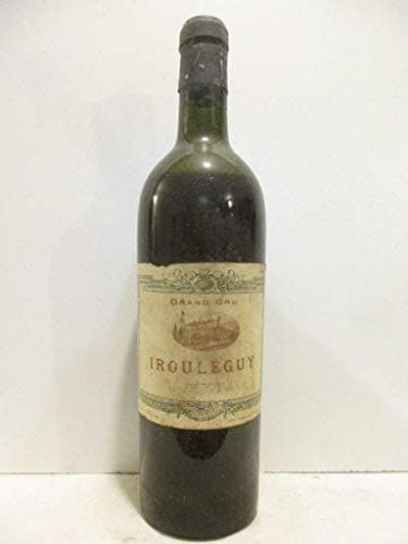 irouléguy grand cru (non millésimé années 1930 à 1940) capsule découpée rouge années 30 - sud-ouest