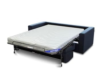 Kiby® Matelas pour canapé lit 140 x 190 cm, hauteur 12 cm, (certifié OEKO-TEX® et CERTIPUR™), tissu 3D thermorégulable, amovible et lavable