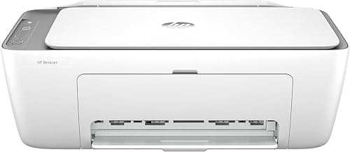 HP DeskJet 2820e Imprimante tout en un, Jet d'encre, couleur, 3 mois d’Instant Ink inclus avec HP+, Photocopie, Scan, Impression, Wifi, Blanche et Grise