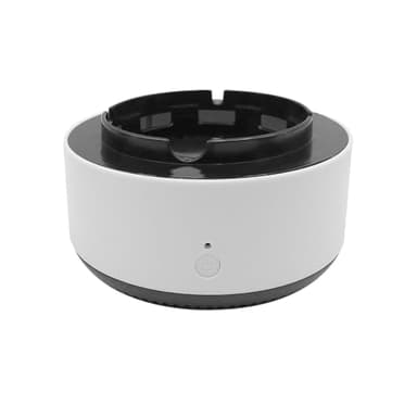 Ieron Cendrier Anti-odeurs pour purificateur d'air électronique, Super Aspiration à 360°, sans mégots de Cigarettes et sans fumée avec Cartouche filtrante de Rechange de 5 pièces